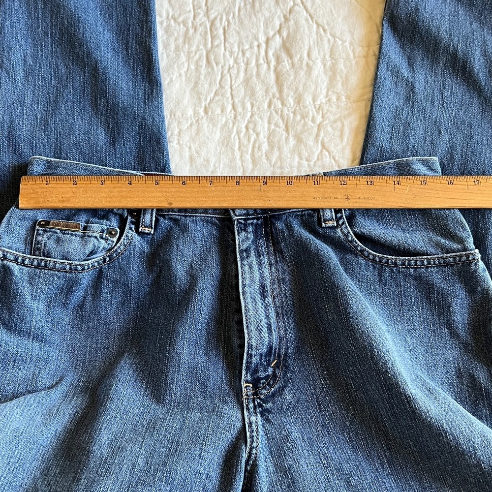Womens Eddie Bauer Natural Fit Jeans size 12 Tall - Picture 7 of 8